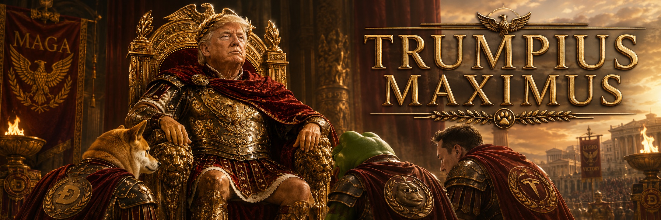 Join the Emperor Trumpius Maximus legion — America is Back